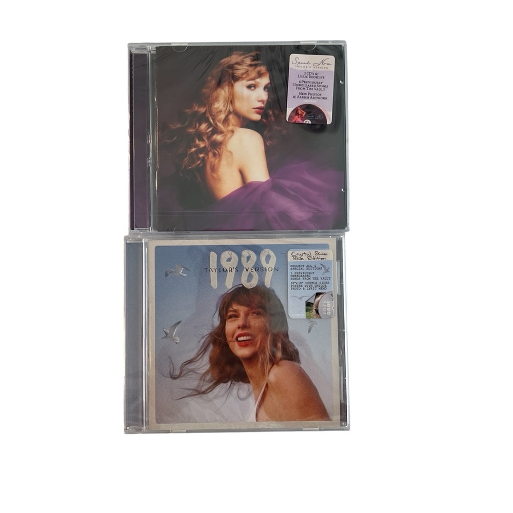 2CDS-TAYLOR SWIFT CD'S 1989 (Taylors Version) SPEAK NOW (Taylors Version) SEALED